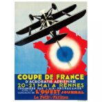 cartel de aerolinea vintage 1