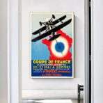 cartel de aerolinea vintage 1
