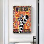 cartel de concierto de rock vintage paris
