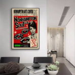 cartel de concierto de soul vintage