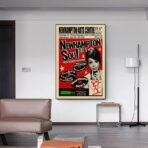 cartel de concierto de soul vintage