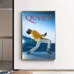 cartel de concierto vintage queen