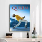 cartel de concierto vintage queen