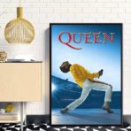 cartel de concierto vintage queen