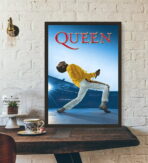 cartel de concierto vintage queen