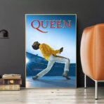 cartel de concierto vintage queen