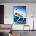 cartel de concierto vintage queen