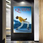 cartel de concierto vintage queen