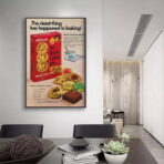 cartel de galletas vintage
