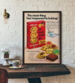 cartel de galletas vintage