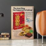 cartel de galletas vintage