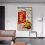 cartel de galletas vintage