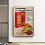 cartel de galletas vintage