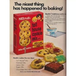 cartel de galletas vintage