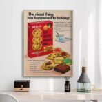 cartel de galletas vintage