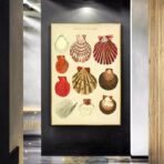 cartel de concha vintage