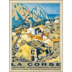 cartel corcega vintage