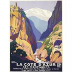 cartel vintage cote dazur 1