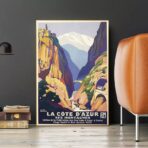 cartel vintage cote dazur 1