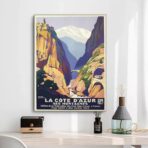 cartel vintage cote dazur 1