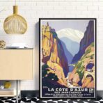 cartel vintage cote dazur 1