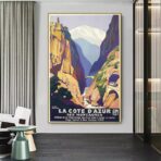 cartel vintage cote dazur 1