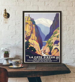 cartel vintage cote dazur 1