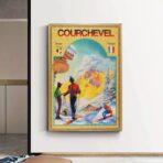 cartel vintage courchevel 1