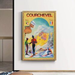 cartel vintage courchevel 1