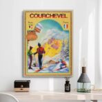 cartel vintage courchevel 1