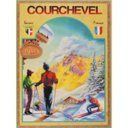 cartel vintage courchevel 1