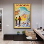 cartel vintage courchevel 1