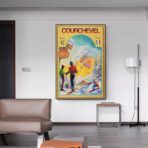 cartel vintage courchevel 1