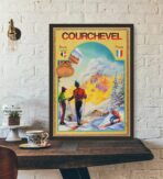 cartel vintage courchevel 1