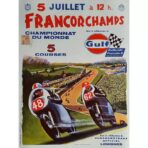 cartel de carreras de motocicletas vintage