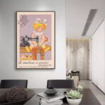 cartel de costura nino vintage