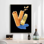 cartel crepe gavotas vintage