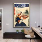 cartel de crepes vintage