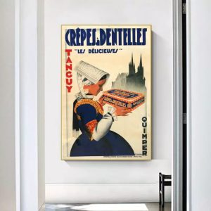 cartel de crepes vintage
