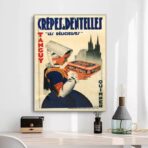 cartel de crepes vintage