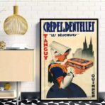 cartel de crepes vintage
