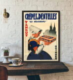 cartel de crepes vintage