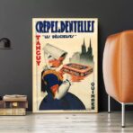 cartel de crepes vintage