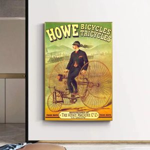 cartel de ciclismo vintage londres vintage