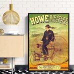 cartel de ciclismo vintage londres vintage