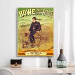 cartel de ciclismo vintage londres vintage