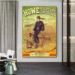 cartel de ciclismo vintage londres vintage