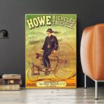 cartel de ciclismo vintage londres vintage