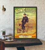 cartel de ciclismo vintage londres vintage