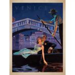 cartel de arte de pareja vintage